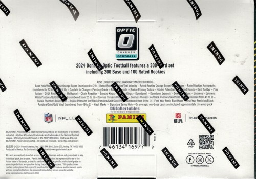 2024 PANINI DONRUSS OPTIC FOOTBALL NFL SEALED MEGA BOX GREEN HYPER NEW IN STOCK! - Picture 2 of 2