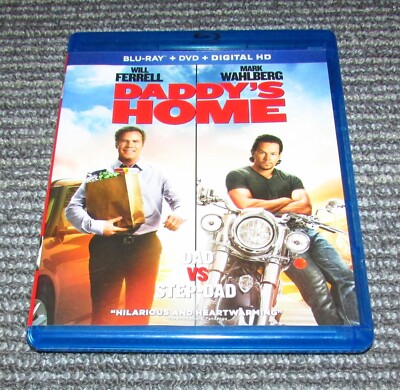 Daddy's Home (Blu-ray, 2015) Will Ferrell ~ Mark Wahlberg Fast Shipping