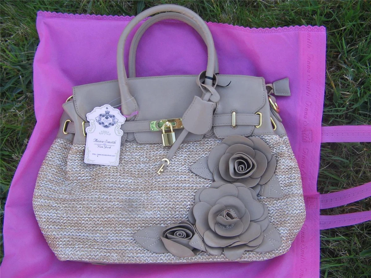 Sac Bandoulière En Cuir Végétalien Anna Smith - Modèle Selle Bronzé - Neuf Étiqueté