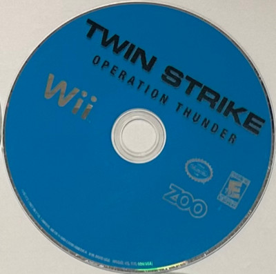 Twin Strike Operation Thunder Nintendo Wii - Disc Only