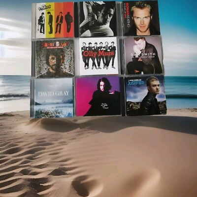 9 x CDs inc 8 Albums Williams Murs Nutini Smith Keating Adams Blunt Gray Deacon.