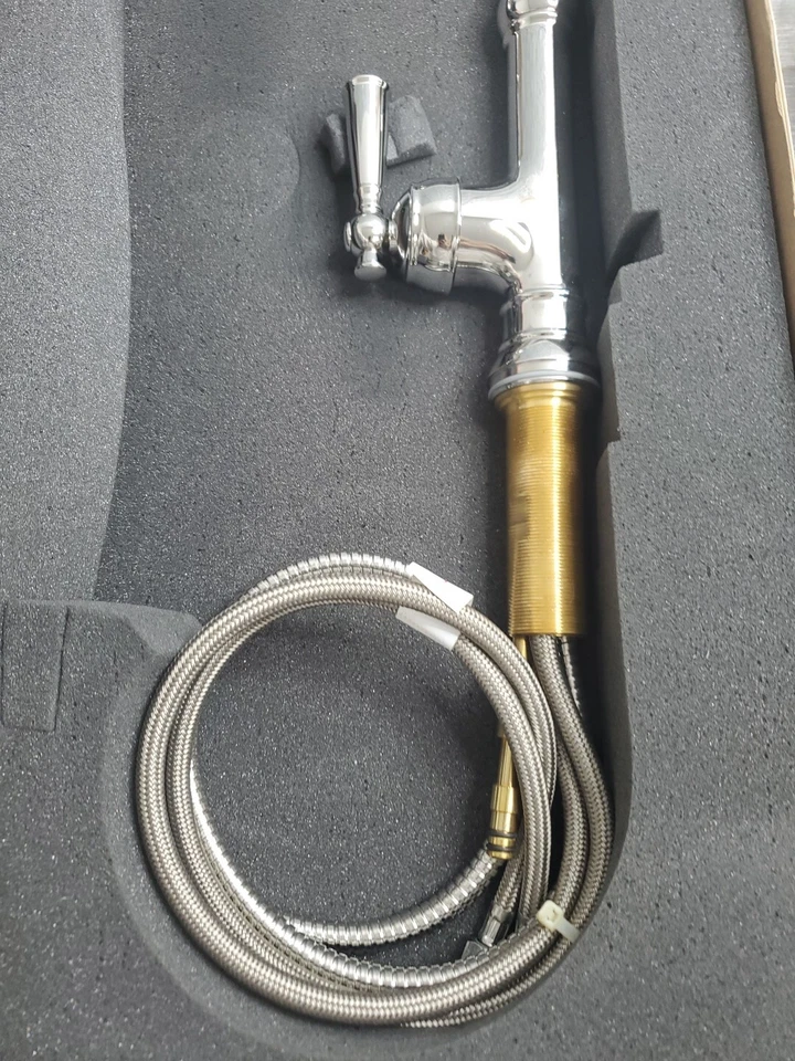 Newport 黄铜 2470-5103/26 Jacobean 厨房 水龙头 抛光 铬 — 第 3/4 张图片