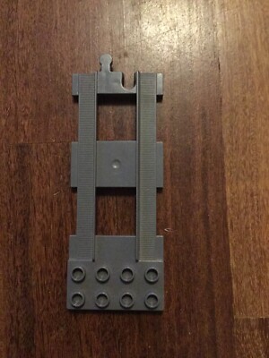 Lego Duplo Thomas the Train end siding Track Stop Gray Rail