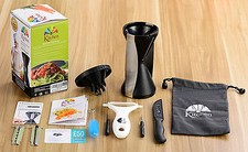 EA Kitchen Premium Spiralizer Légumes Spirale Trancheuse Cutter Cadeau de Noël Royaume-Uni