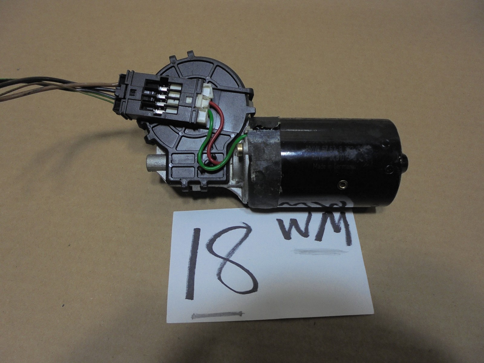 99 00 01 BMW 325i FRONT Used Front Windshield Wiper Motor #18-WM