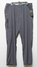 NWT Barco One Scrubs Men's 7 Pocket Elastic Waist Athletic Jog Pant Gray Sz 2XL