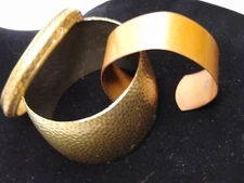 Vintage Metal Bracelet Lot (3 pieces) - Multicolor