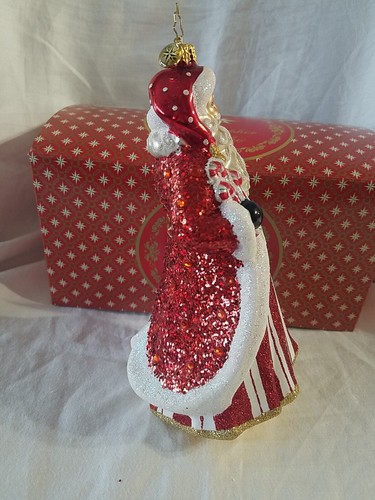 Christopher Radko Santa Peppermint Candy Kingle 7 1/2" Ornament SEHR SELTEN MIT BOX - Bild 9 von 19