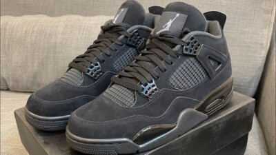 Size 13 - Jordan 4 Retro Mid Black Cat | eBay