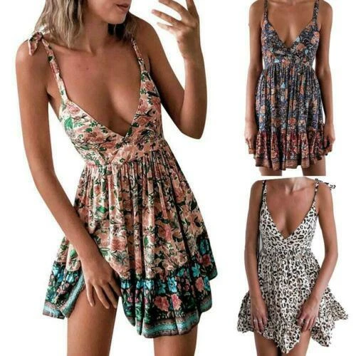 V-Neck T-Shirt Dresses