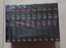 NEW SEALED RCA 10 Pack of Blank VHS Video Cassette Tapes T-120 6 Hour BRAND