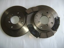 Bremsscheiben 257mm Bremsbeläge vorne für Hyundai Coupe RD Sonata IV 4 EF 2,0