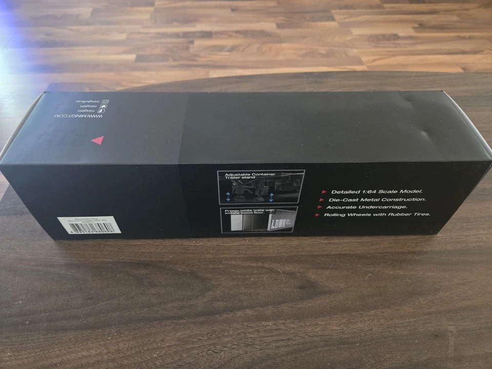 Mini GT 1/64 Mercedes-Benz Actros LBWK 40 pies contenedor diecast Foto 3 de 4