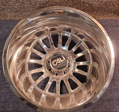 (QTY 1) Cali Off-Road Polished Silver Wheel Rim 20x8.25 8x165.1 -232mm ...