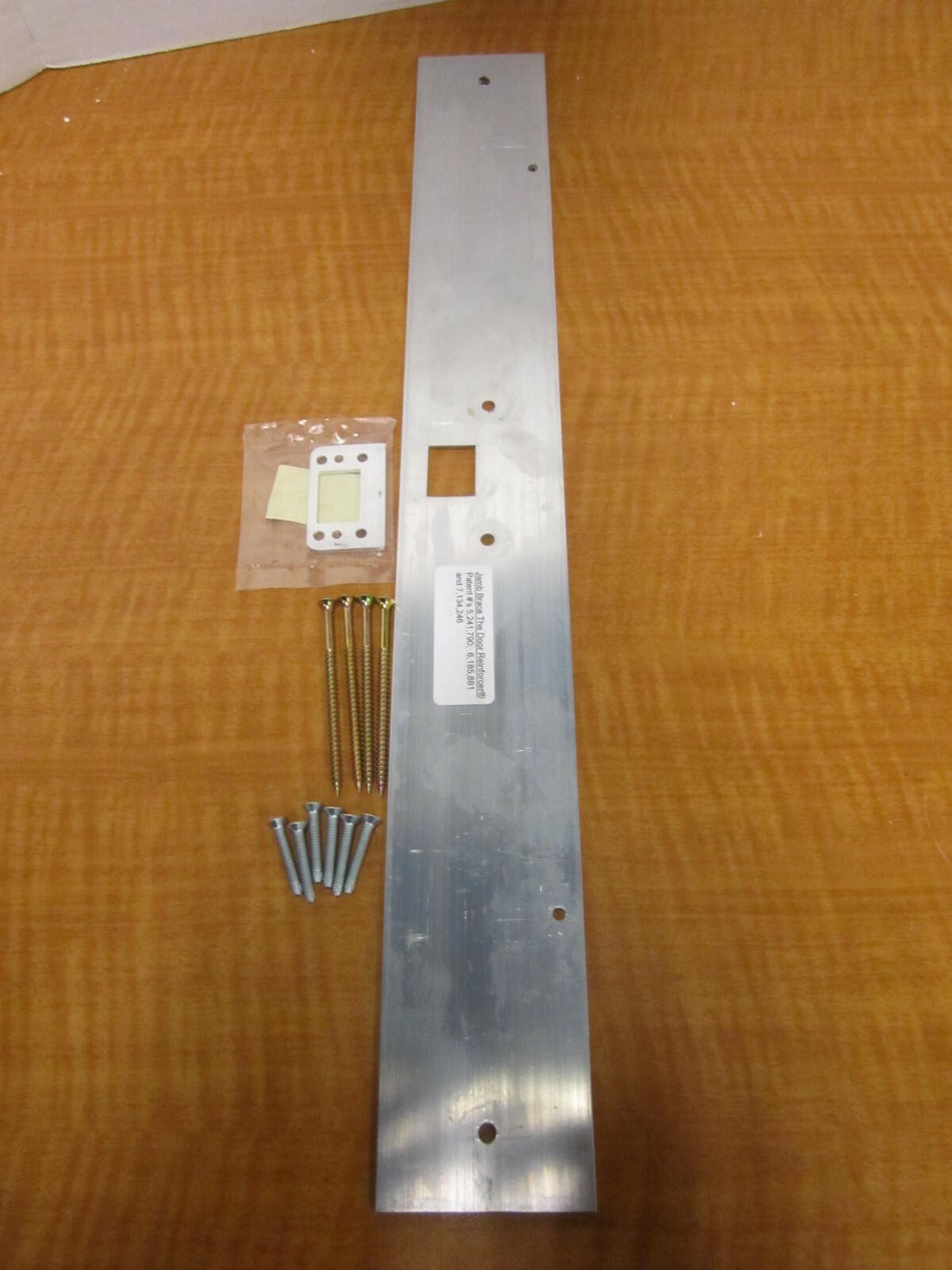 Aluminum Door Jamb Reinforcer, 24" x 3" Hardware Included, NEW eBay