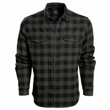 VORTEX Men's Timber Rush Flannel Forest LS Shirt (220-14-FOR)