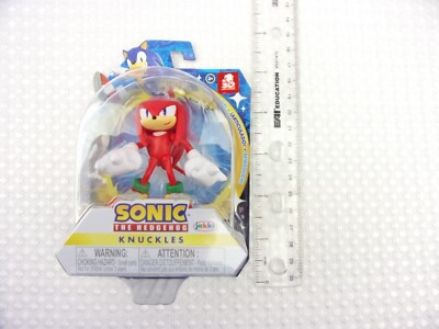 Sonic The Hedgehog KNUCKLES 2.5'' Inch Jakks Pacific SEGA Articulated Figure 2022