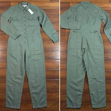 Outerknown Women's Size Small Green S.E.A. Sea Suit Jumpsuit Coveralls