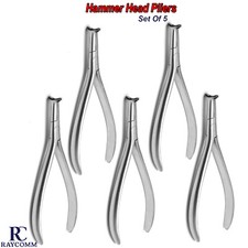 Hammer Head Niti Orthodontic Pliers Cinchback Wire Bending Dental Ortho Lab Set