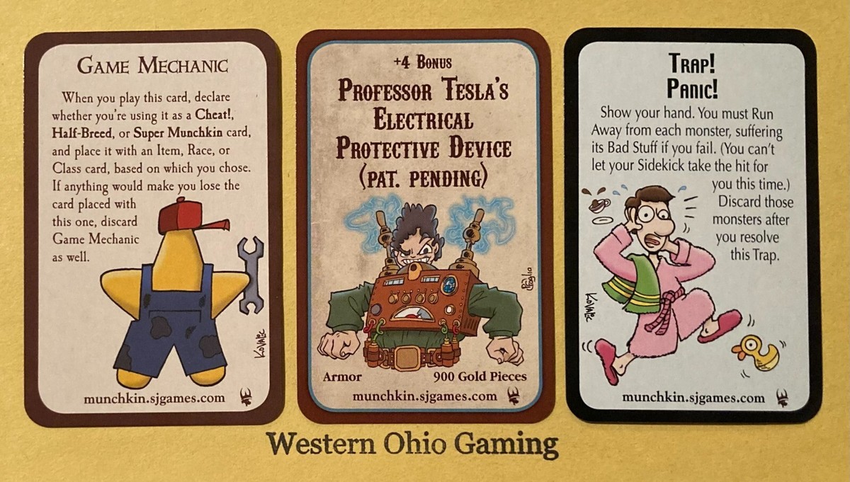 Munchkin Promo Cards x 3 NEW READ Steve Jackson Games SJG TCG CCG