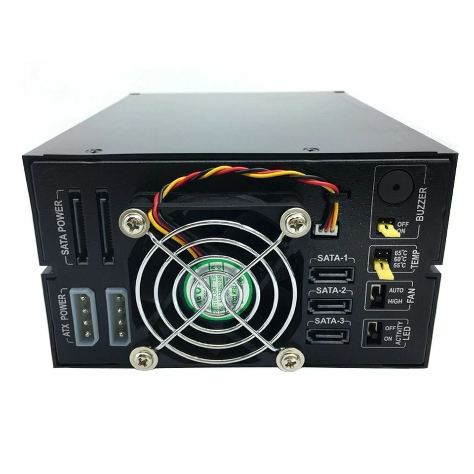 TOOLFREE 3.5 inch 3/4/5-bay SATA/SAS Hard Drive Tray Hard Disk Enclosure Box