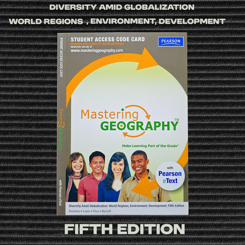Mastering Geography: 5TH EDITION - Student Access Code - PEARSON - Foto 1 di 3