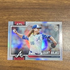 Topps 2026 Series One Grant Holmes Rainbow Foil Parallel Atlanta Braves #182