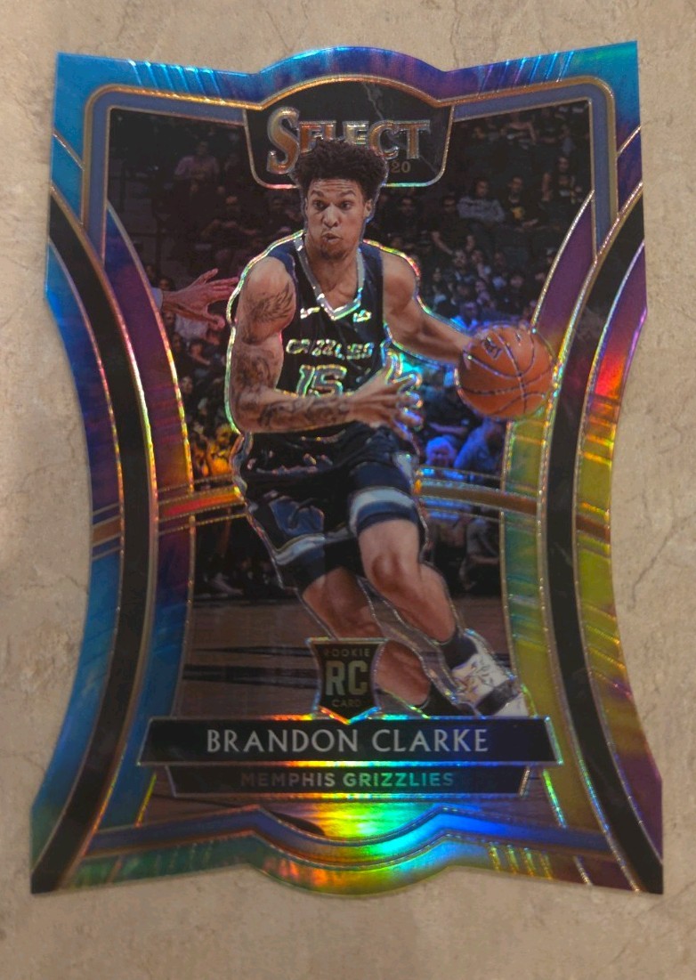 Brandon Clarke RC⚡️2019-20 Select Tie Dye /25 🏀 MEMPHIS GRIZZLIES SSP 📈