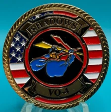 USN VQ-4 Fleet Air Reconnaissance Squadron CPO Chiefs Mess TACAMO Challenge Coin