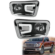 munirater 1 Pair of Fog Lights Left and Right Side Halogen Fog Lamp Replacement