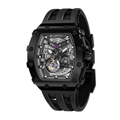 TSAR BOMBA Men's 2K WATCH MYOTA JAPANESE MOV Watch Black Rubber Strap