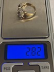 10k Solid Gold Diamond Ring Weighs 2.82 Grams Missing Main Stone Size 7 — photo 10