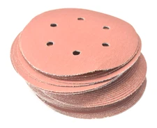 Lot of 50 Indasa Rhynogrip Redline P80 80 Grit Sanding Discs 6" Dia Red