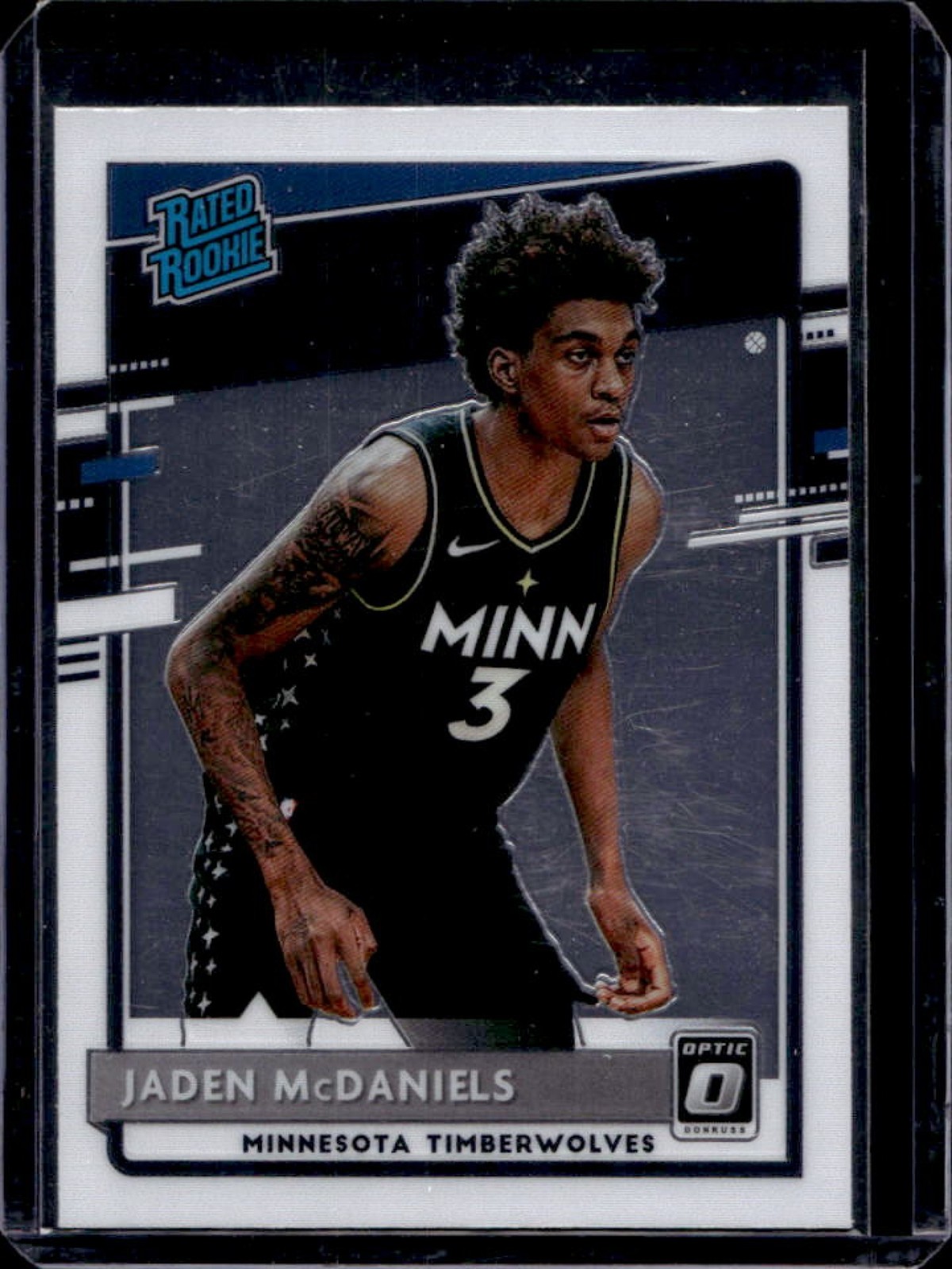 2020-21 Panini Donruss Optic Jaden McDaniels Rookie RC #178 Timberwolves