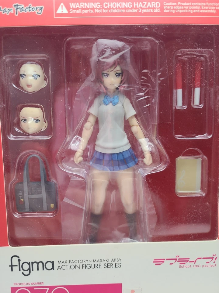 TOTALMENTE NUEVO Max Factory Love Live! Figura de acción Maki Nishikino Figma Foto 3 de 4