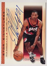 Erick Barkley Trail Blazers autographed 2001 Upper Deck Encore Star Signatures 