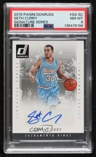 2015-16 Panini Donruss Signature Series Seth Curry #SS-SC PSA 8 Auto 0ll2