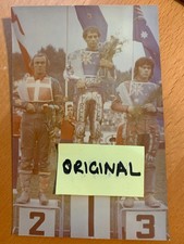 IVAN MAUGER on rostrum at 1975 European Final - Original photo  + FREE POSTAGE