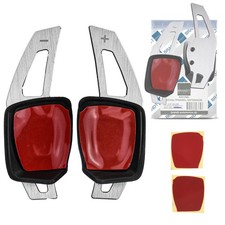 BRANDT Schaltwippen Verlängerung SET ALU SILBER für VW Tiguan II AD1 AB 2016