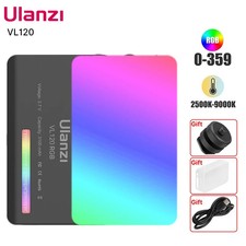 Ulanzi VL120 Luce video RGB a colori 2500K-9000K Illuminazione fotografica a LED