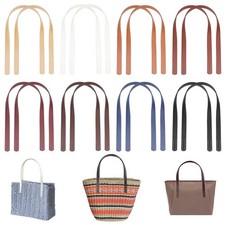 16pcs 23.5 inch PU Leather Purse Straps, 8 Colors Sew On Purse Handle Bag Str...