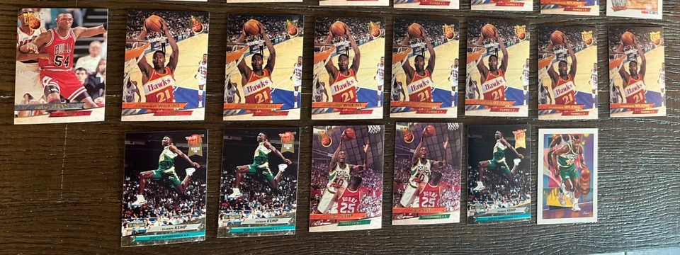 Lot of 43 NBA Basketball Cards Fleer Ultra 1992-93 1993-94 Hoops Miller Kemp +++ - Image 4 of 4
