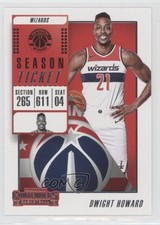 2018-19 Panini Contenders Season Ticket Dwight Howard #89 HOF g0h