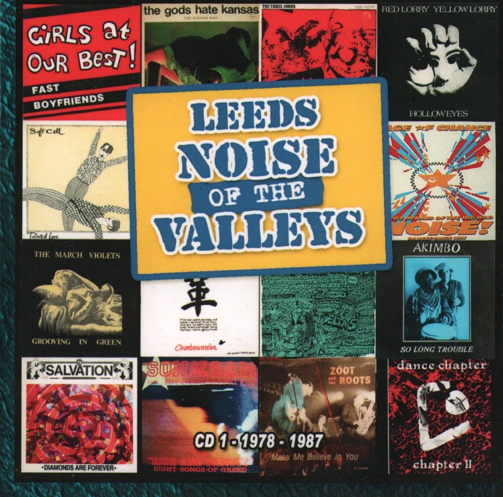 Leeds Noise of the Valleys CD 1 1978-1987 CD UK Bradford Noise 2023 in g'fold