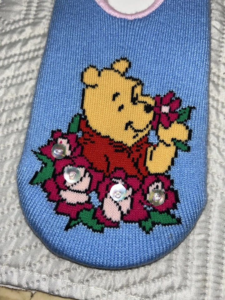 Nuevos calcetines deportivos vintage Winnie The Pooh para mujer M/L medianos grandes Foto 2 de 4