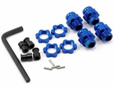 Traxxas 6856X Aluminum 17mm Wheel Adapter Set (Blue) (4), 4x4 (TRA6856X)