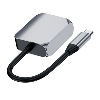 2 In 1 USB-C To HDMI-Compatible VGA 1080P USB 4K Extensor Adapter Converter