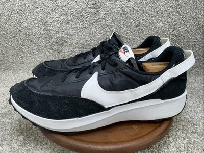 Nike Waffle Debut Men's Size 14 Running Shoes Black White Sneakers DH9522-001
