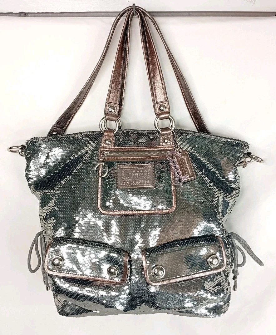 Coach Poppy Silver Bags & Handbags for Women for sale | eBay