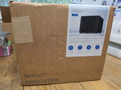 Synology DiskStation DS920+ 4-Bay NAS SATA III HDD/SSD Cloud File Sharing - Image 1 of 4